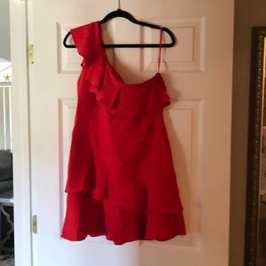 BCBG one shoulder dress